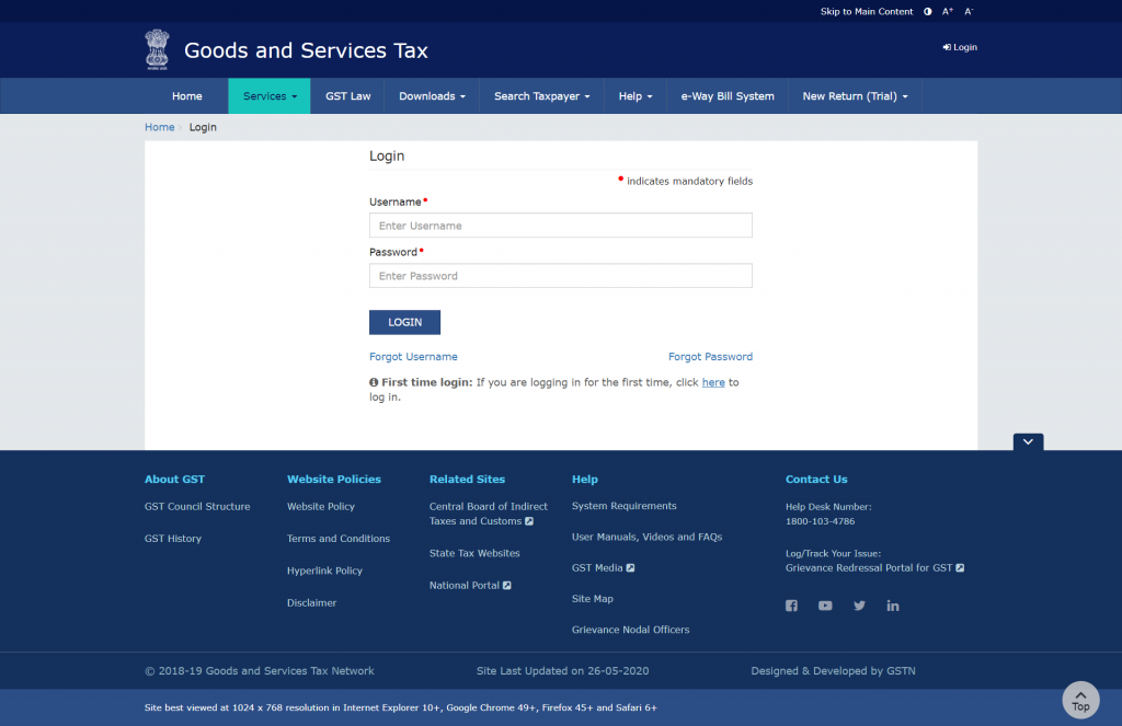 how-to-login-first-time-in-gst-portal-sonasis