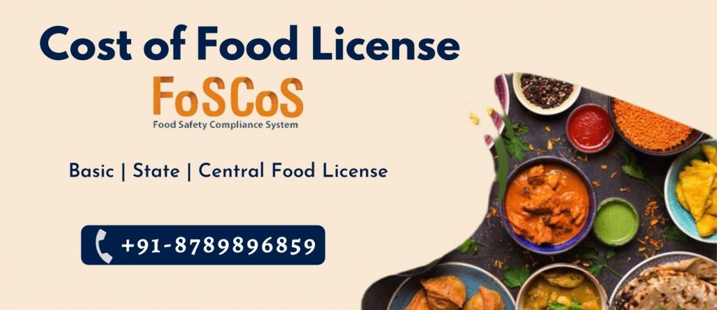 What is the cost of food license in Bokaro