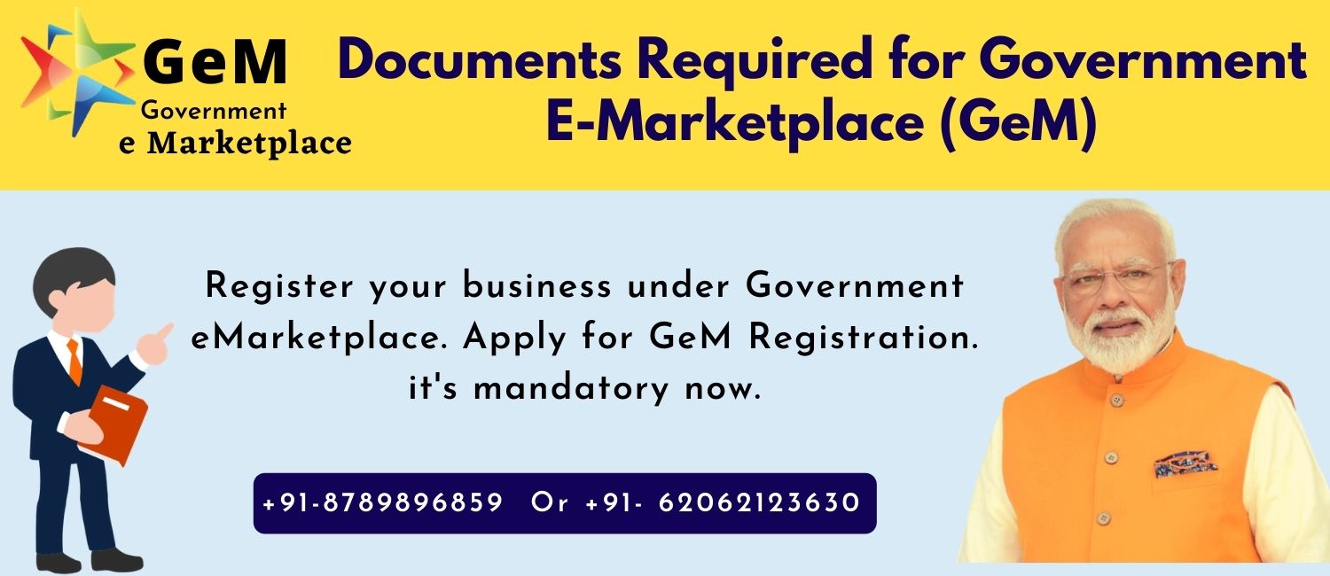 Documents-required-for Gem Registration in Ranchi