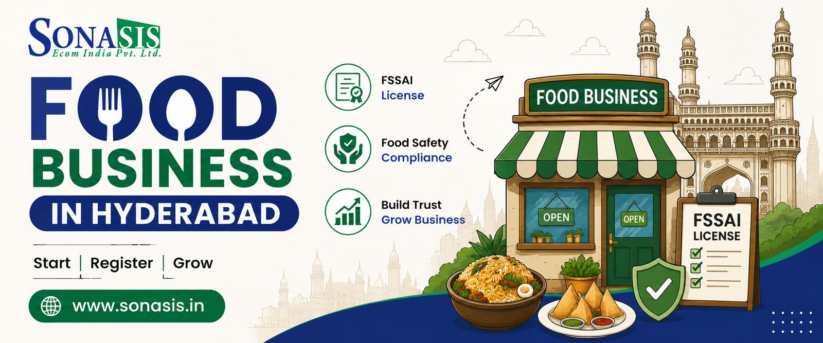 FOOD (FSSAI) BUSINESSES HYDERABAD_SONASIS