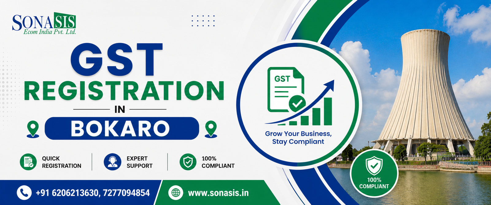GST REGISTRATION IN BOKARO_SONASIS